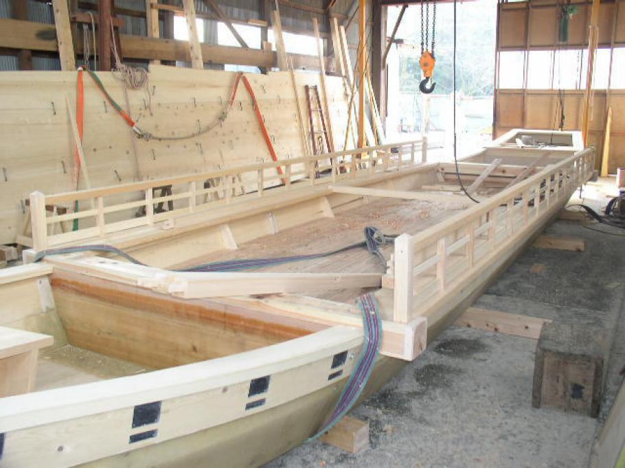 鵜飼観覧船造船所