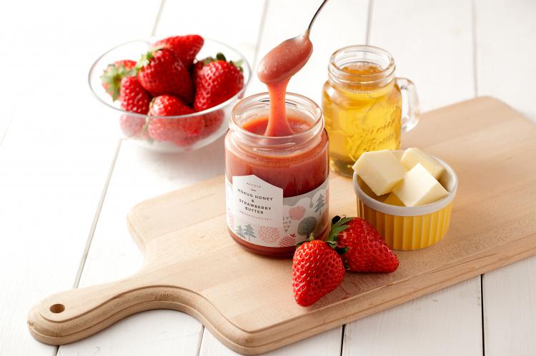 北欧はちみつといちごバター