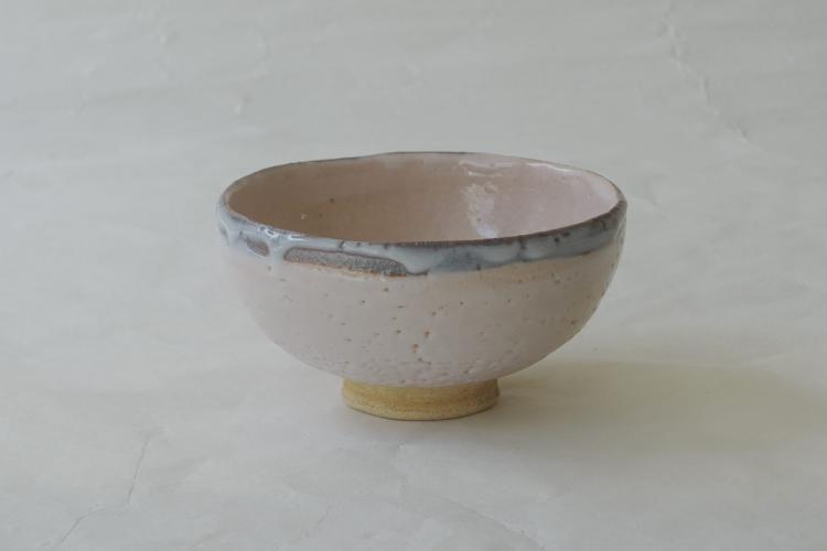 美濃焼 林亮次 荘山窯 紅志野 飯碗