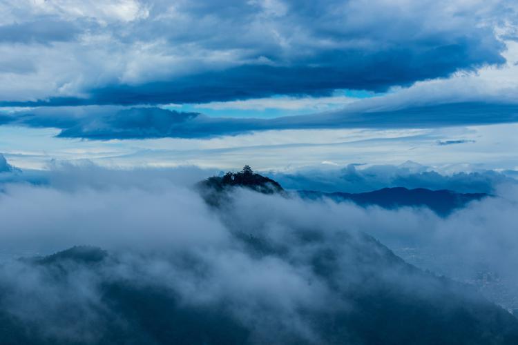 岐阜城と金華山と雲海/山口 忠幸